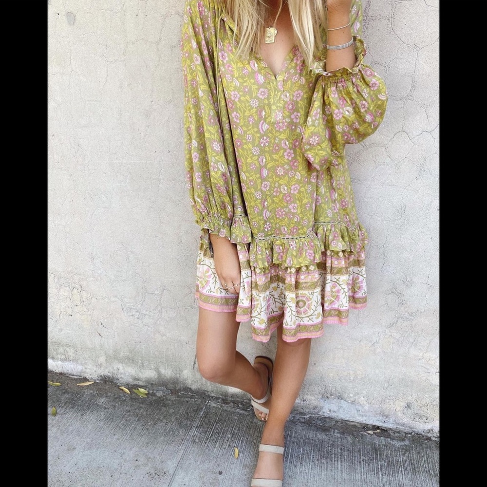 SPELL DAHLIA TUNIC DRESS